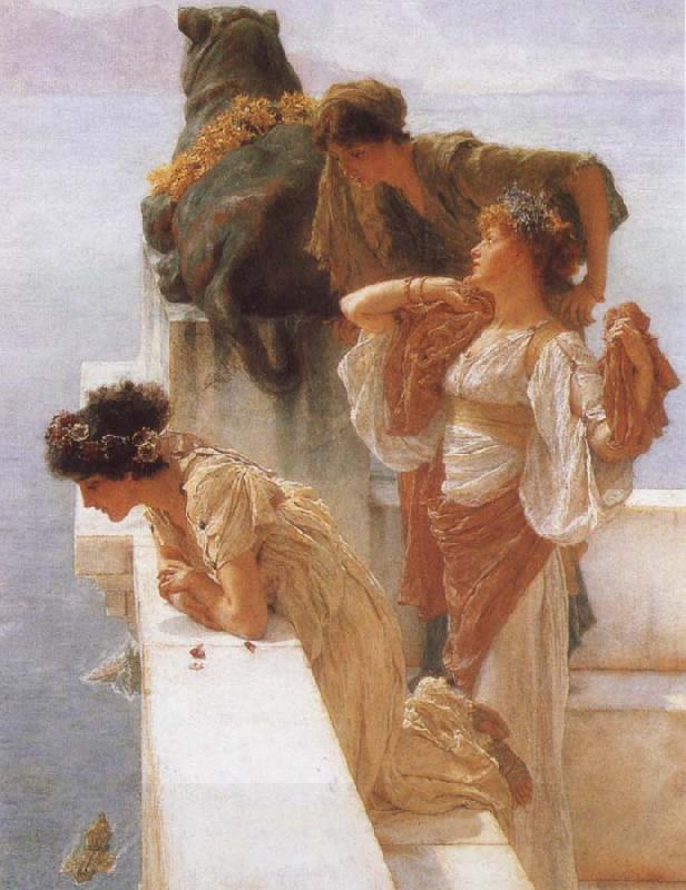 Alma-Tadema, Sir Lawrence A Coign of Vantage oil painting picture